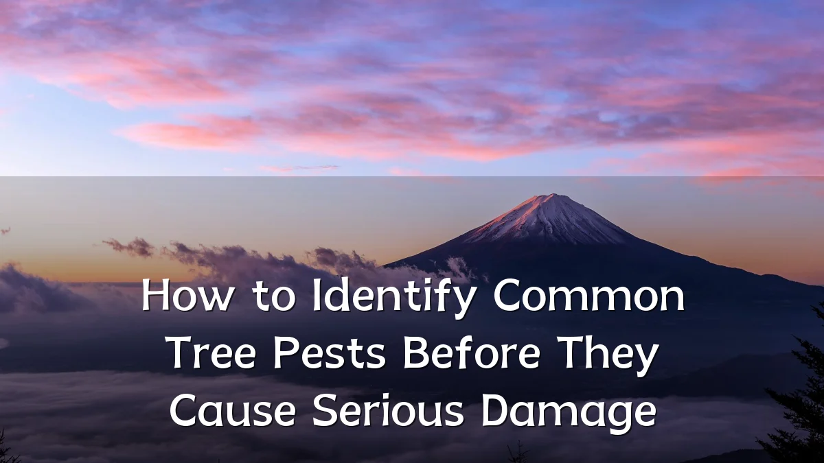 How to Identify Common Tree Pests Before They Cause Serious Damage