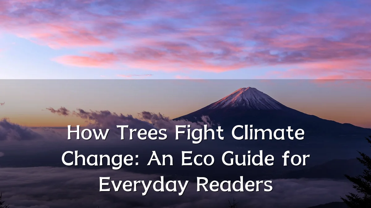 How Trees Fight Climate Change: An Eco Guide for Everyday Readers