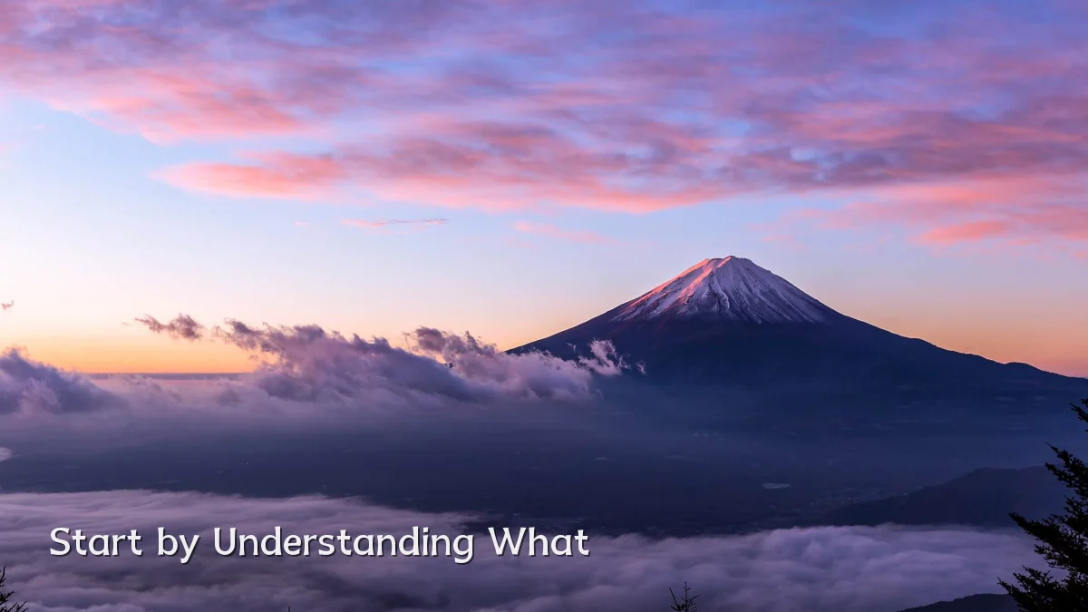 Start by Understanding What