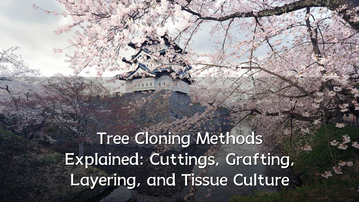 Tree Cloning Methods Explained: Cuttings, Grafting, Layering, and Tissue Culture