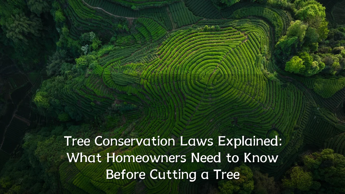 Tree Conservation Laws Explained: What Homeowners Need to Know Before Cutting a Tree